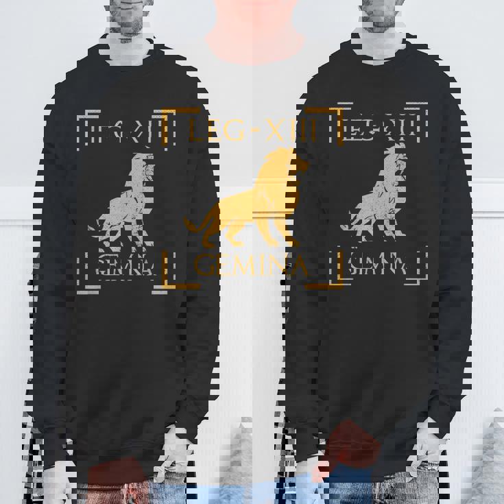 Legio Xiii 双子座ライオンエンブレム ローマ軍 スウェットシャツ 高齢者への贈り物