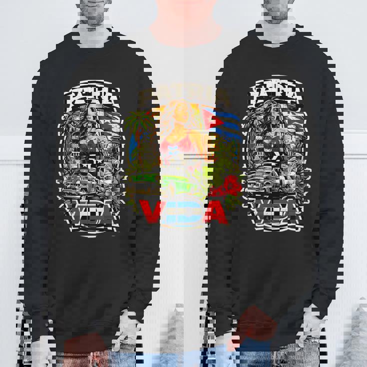 Libertad Make Cuba Great Again 地図 政治 自由 自由 スウェットシャツ 高齢者への贈り物