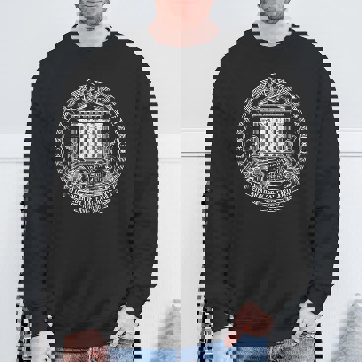 Library Of Alexandria Ancient Book Lover Librarian Books Sweatshirt Unisex Gifts for Old Men