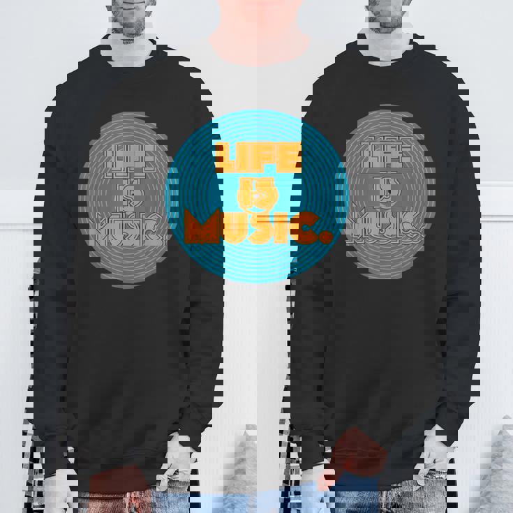 Life Is Music スウェットシャツ 高齢者への贈り物