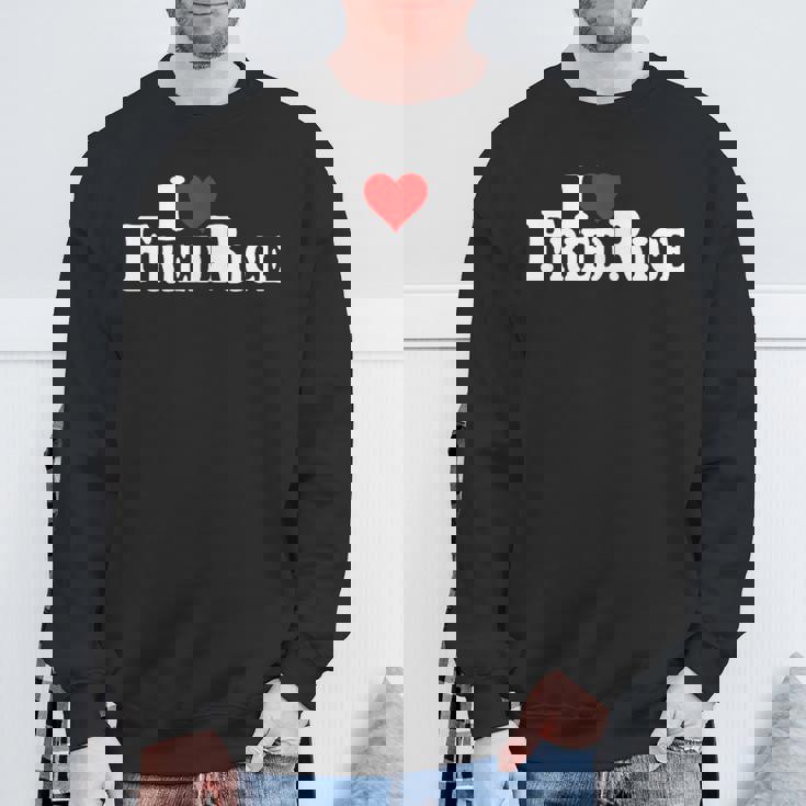 I Love Heart チャーハン スウェットシャツ 高齢者への贈り物