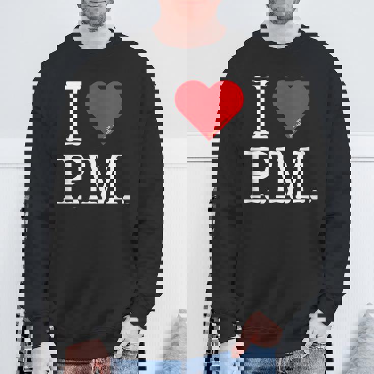 I Love Initials スウェットシャツ 高齢者への贈り物