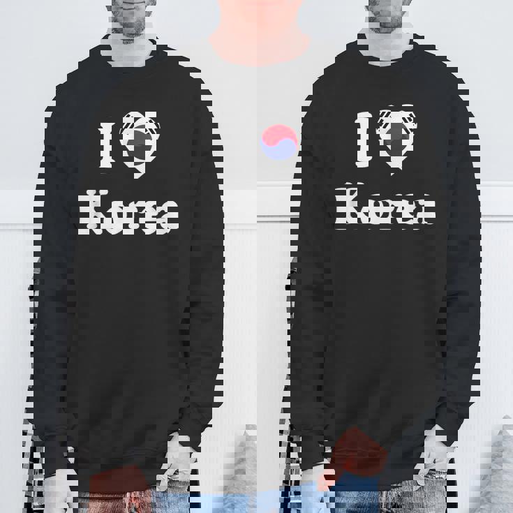 I Love Korea I Heart Korea 韓国 スウェットシャツ 高齢者への贈り物