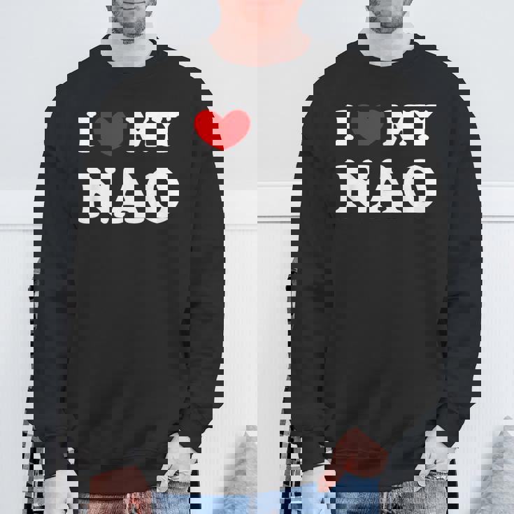 I Love My Nao アイ・ラブ・マイ・ナオ スウェットシャツ 高齢者への贈り物