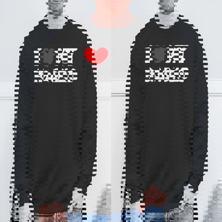 I Love My Naoko アイ・ラブ・マイ・ナオコ スウェットシャツ 高齢者への贈り物