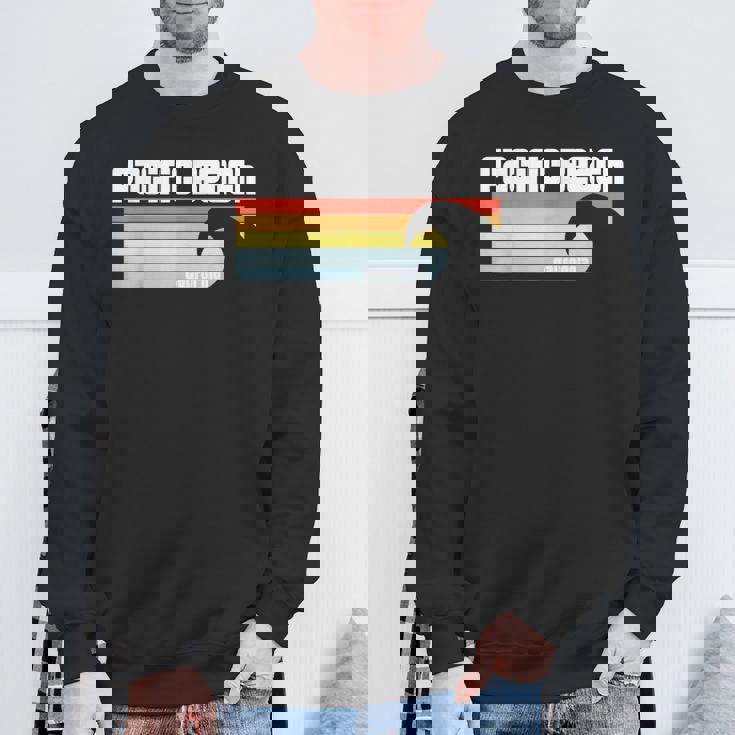 I Love Pacific Beach California Ca パシフィックオーシャンウェーブ スウェットシャツ 高齢者への贈り物