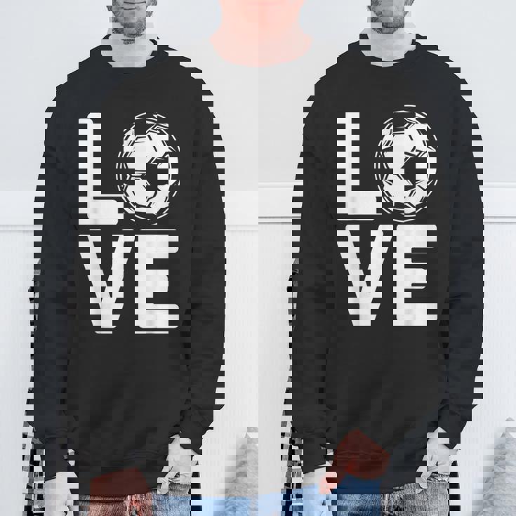 Loveoocer 愛を言うサッカー スウェットシャツ 高齢者への贈り物