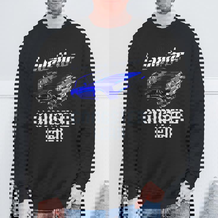 Lowrider Gangster Lean Low &Low Chicano Cholo ビンテージカー スウェットシャツ 高齢者への贈り物