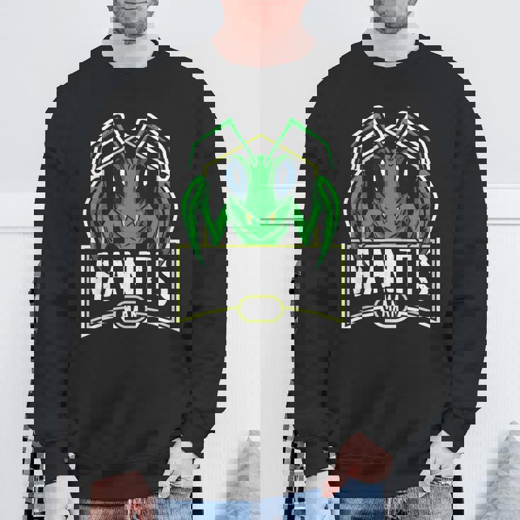 Mantis Man マンティス カマキリ 昆虫 昆虫学 男性 スウェットシャツ 高齢者への贈り物