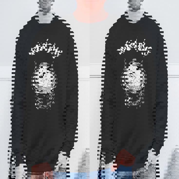 Motorhedge ヘビーメタル ハリネズミ ハリネズミ スウェットシャツ 高齢者への贈り物