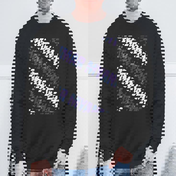 Myanmarカモ柄パープルカモフラージュ スウェットシャツ 高齢者への贈り物