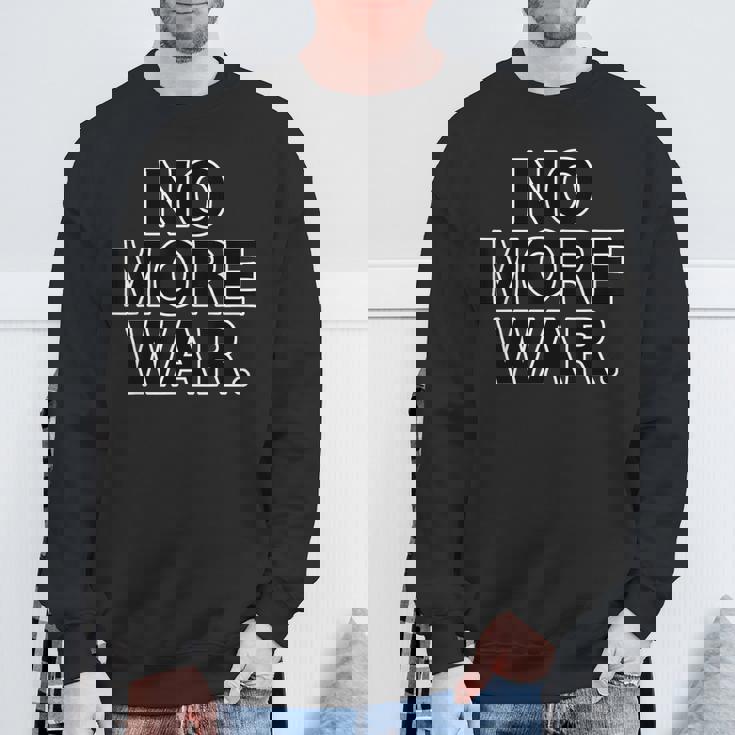 No More War【戦争は いらない】反戦 スウェットシャツ 高齢者への贈り物
