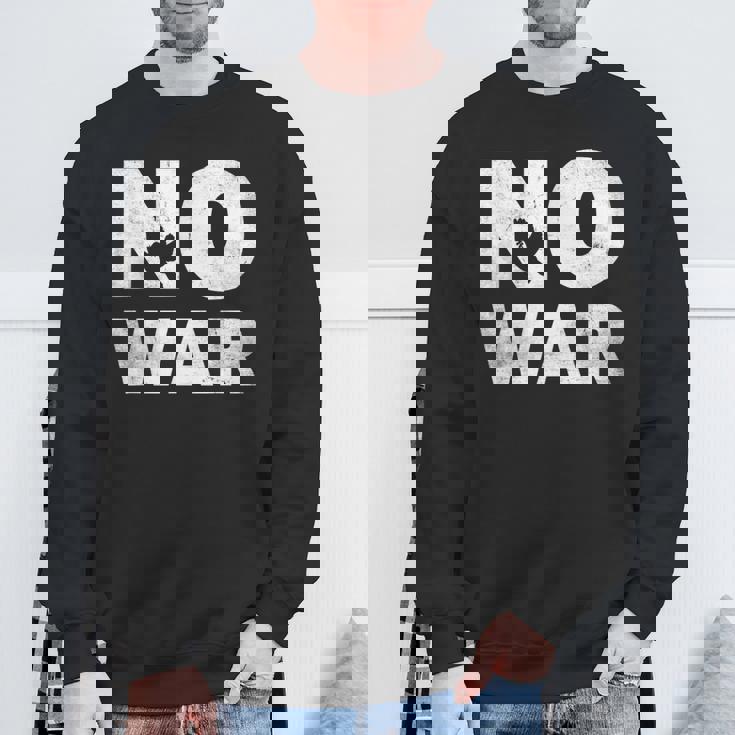 No War Peace No War No WarNo War スウェットシャツ 高齢者への贈り物