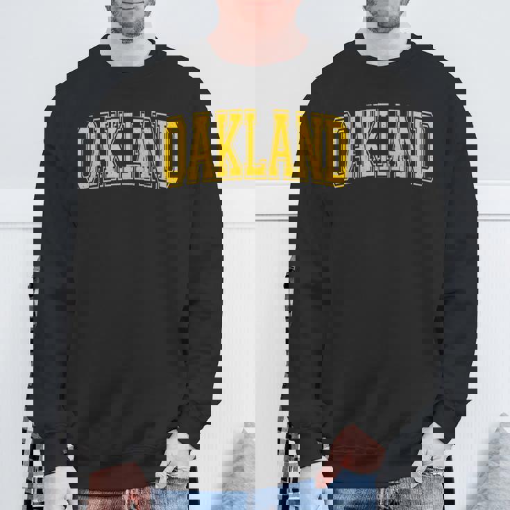 Oaklandarsityports アスレチックジャージスタイル スウェットシャツ 高齢者への贈り物