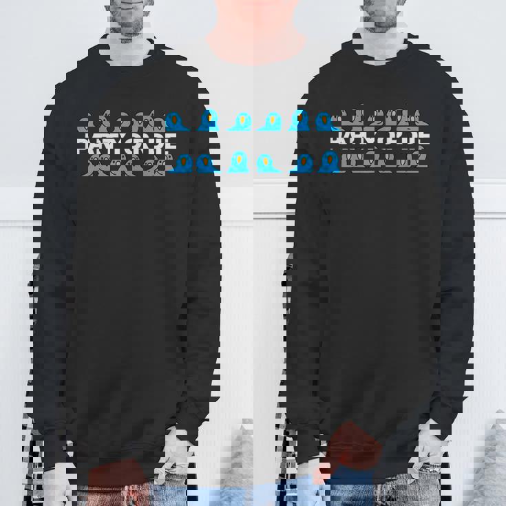 Party Or Die Party Parrot キュート オタク クール アート ギフト スウェットシャツ 高齢者への贈り物