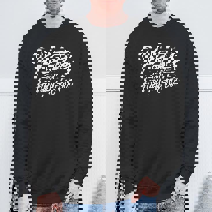 Pilates Is My Happy Hour For Instructors スウェットシャツ 高齢者への贈り物