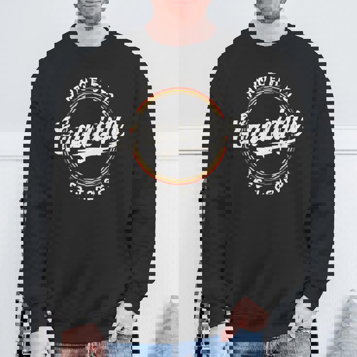 Promoted To Grandpa 2026 oon To Be Grandpa Est 2026 スウェットシャツ 高齢者への贈り物