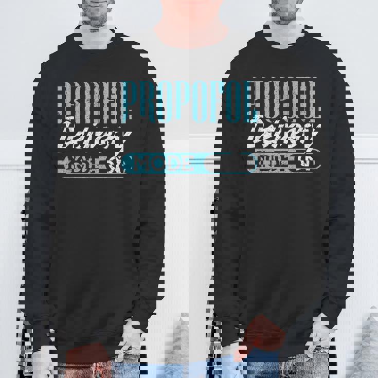 Propofol Delivery Mode On 麻酔科医 スウェットシャツ 高齢者への贈り物