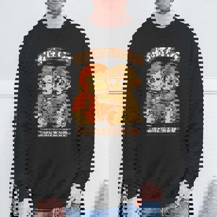 Punch Japanese Monkey Friendship Orangutan Punchkin Punch スウェットシャツ 高齢者への贈り物