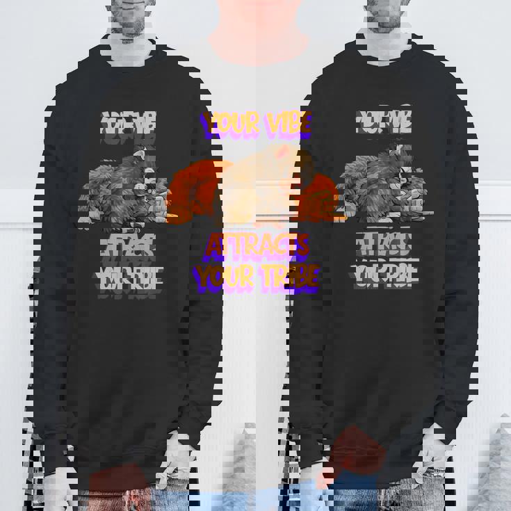 Punch The Monkey Youribeが部族を引き付ける モチベーション スウェットシャツ 高齢者への贈り物