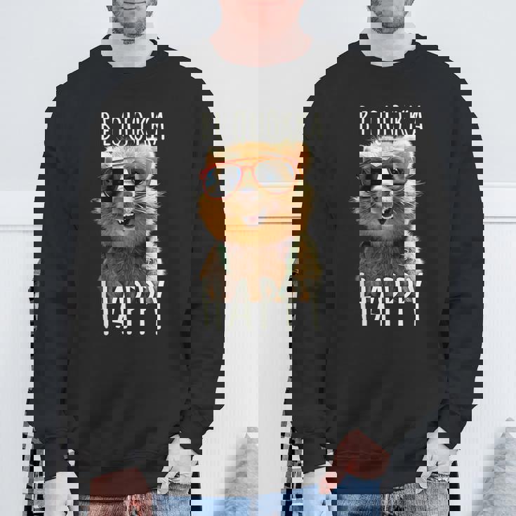 Be Quokka Happy クオッカ・ビー・クオッカ・ハッピー＆クオッカとスマイル スウェットシャツ 高齢者への贈り物