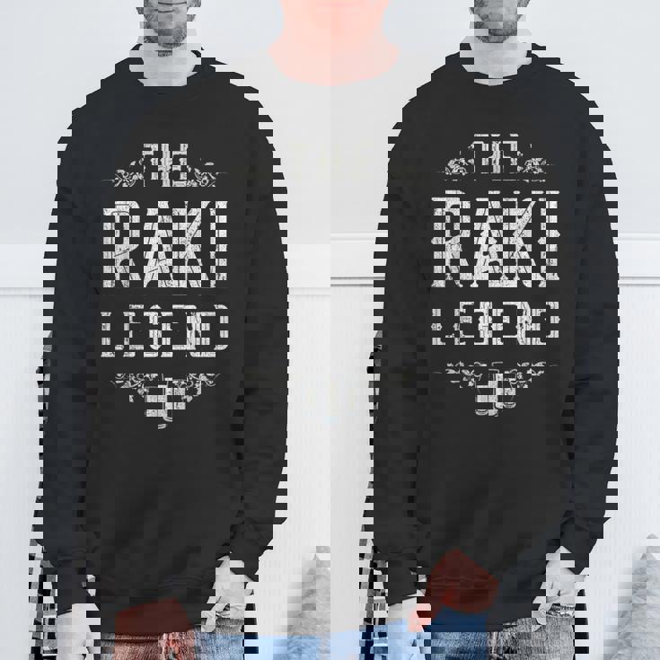 The Raki Legend Istanbul Turkish Türkei Turkey Türkiye スウェットシャツ 高齢者への贈り物