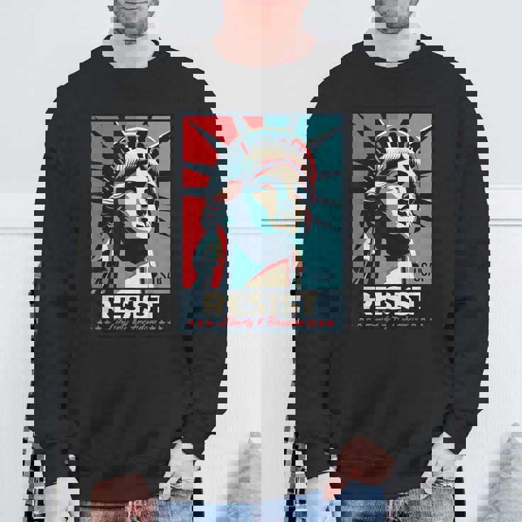 Resist 自由の女神 Resist スウェットシャツ 高齢者への贈り物