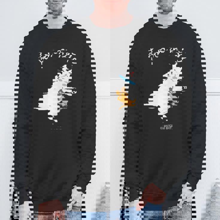 Room Mate ねこ&ねずみ お昼寝a スウェットシャツ 高齢者への贈り物