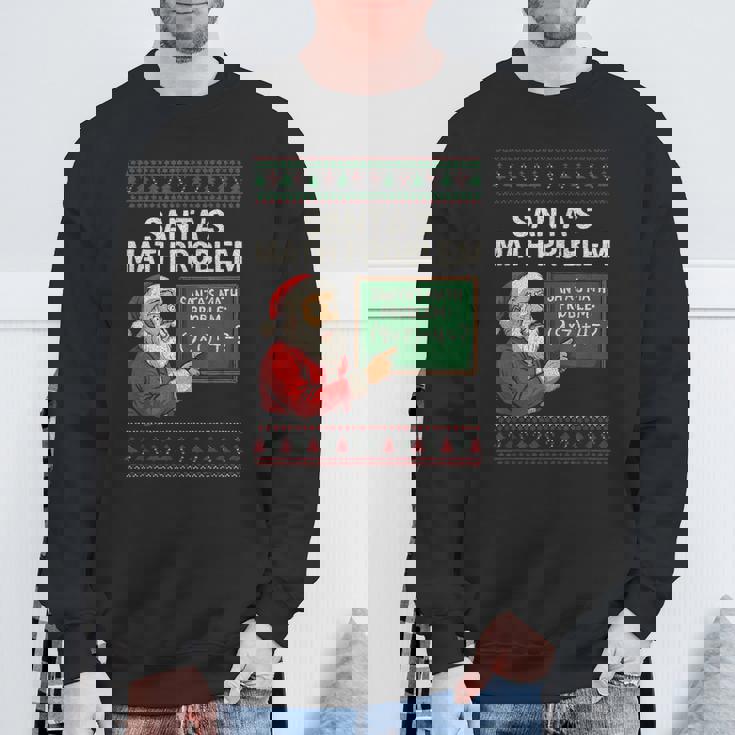 Santa's Math Problem 67 Viral Meme Christmas Ugly Sweater Sweatshirt Gifts for Old Men