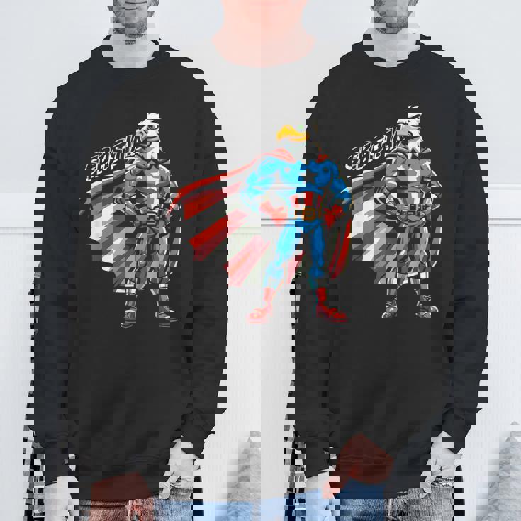 Sebastian Usa イーグル スーパーヒーロー 男の子用 名前 セバスチャン スウェットシャツ 高齢者への贈り物