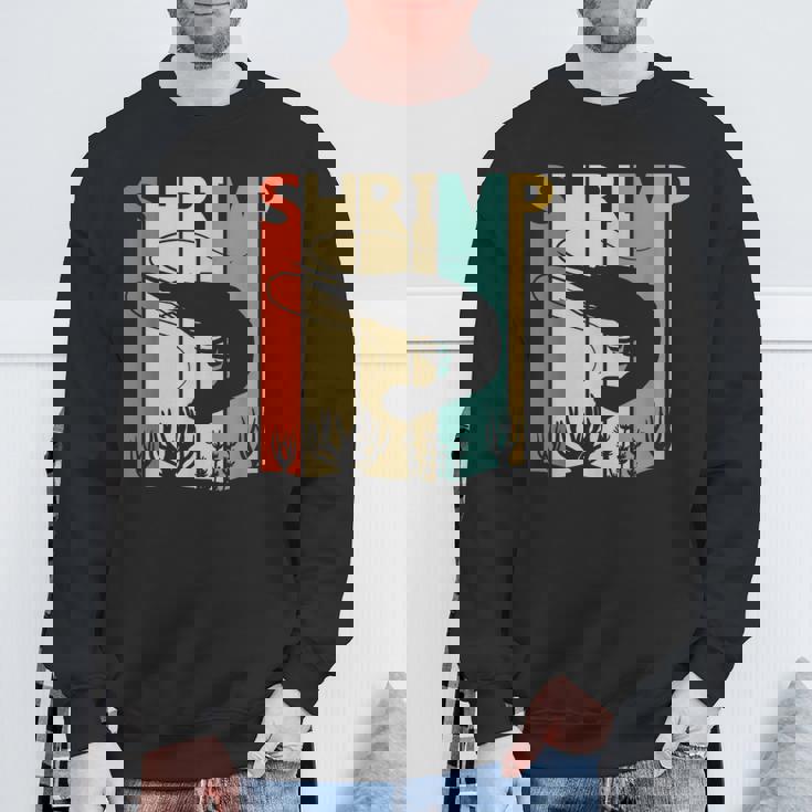 Shrimp エビ 動物 スウェットシャツ 高齢者への贈り物