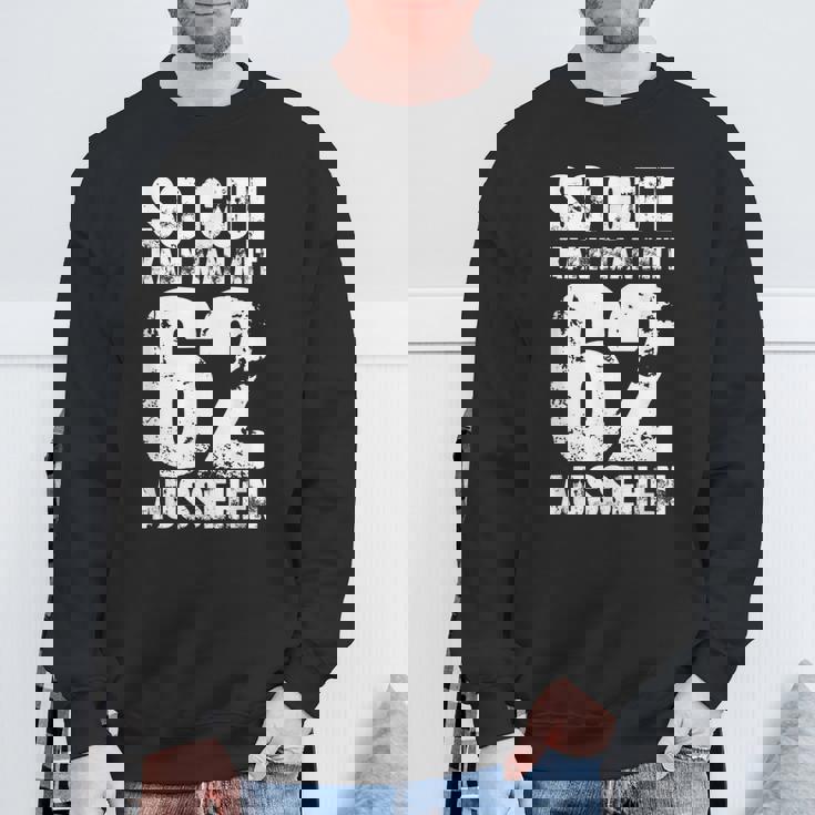 So Gut Kann Mit 62 Aussehen 62歳 男 還暦 スウェットシャツ 高齢者への贈り物