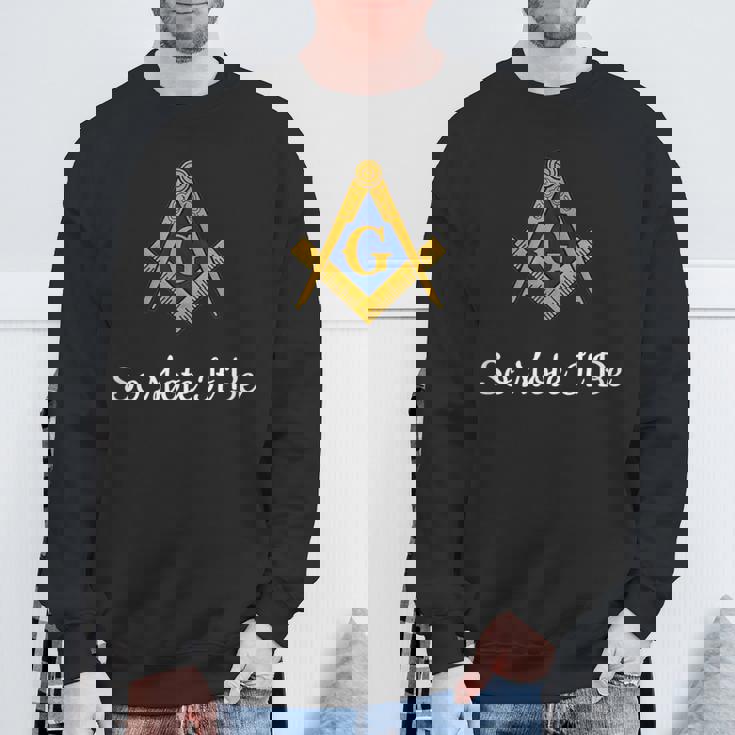 So Mote It Be Masonicのモットーフリーメイソンmib プリンスホールメイソン スウェットシャツ 高齢者への贈り物