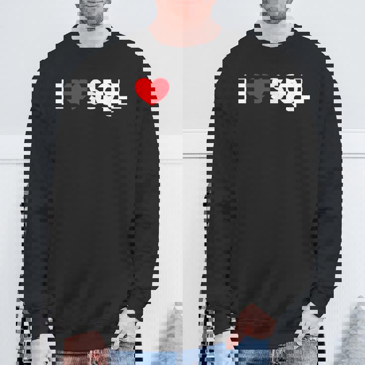 Sql大好き スウェットシャツ 高齢者への贈り物