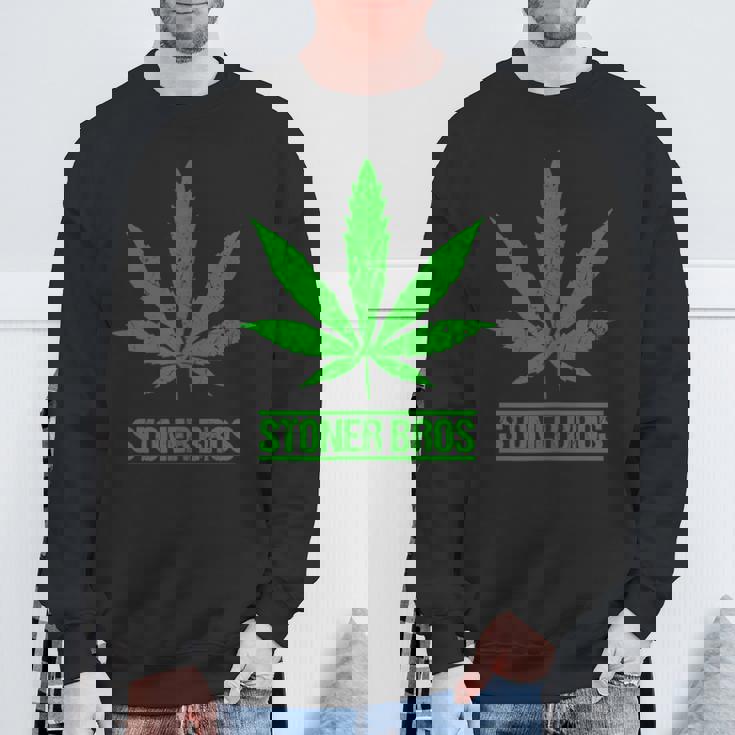 Stoner Bros マリファナ Cannabis Weed スウェットシャツ 高齢者への贈り物