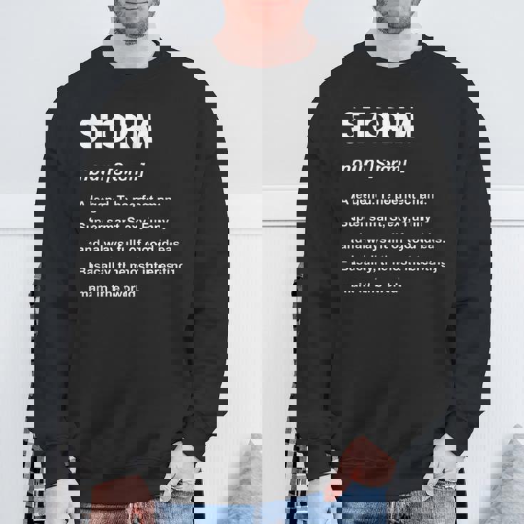 Storm ネームシャツ スウェットシャツ 高齢者への贈り物