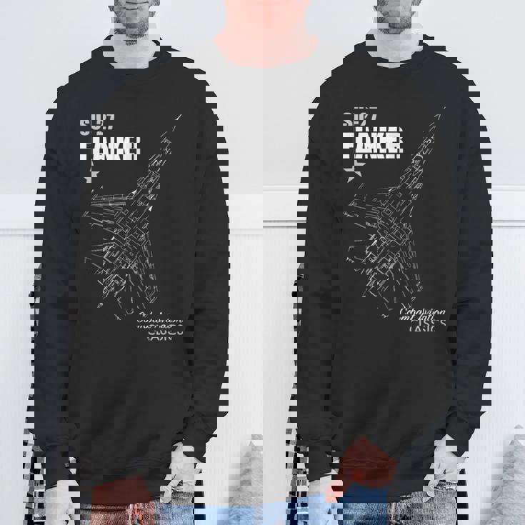 Su-27 フランカー スウェットシャツ 高齢者への贈り物