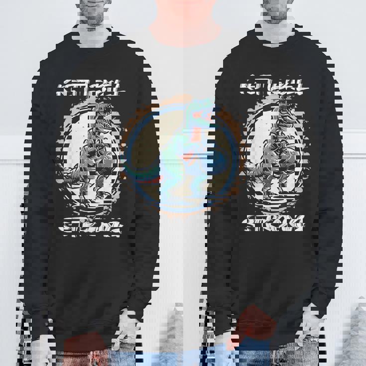 T-Rex ケトルベル ワークアウト バーピー トレーニング ケトルベル スウェットシャツ 高齢者への贈り物