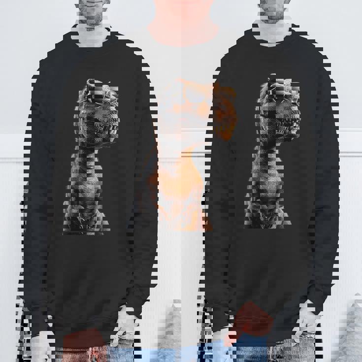 T-レックス ティラノサウルス・レックス 恐竜 恐竜大好き ディノ スウェットシャツ 高齢者への贈り物