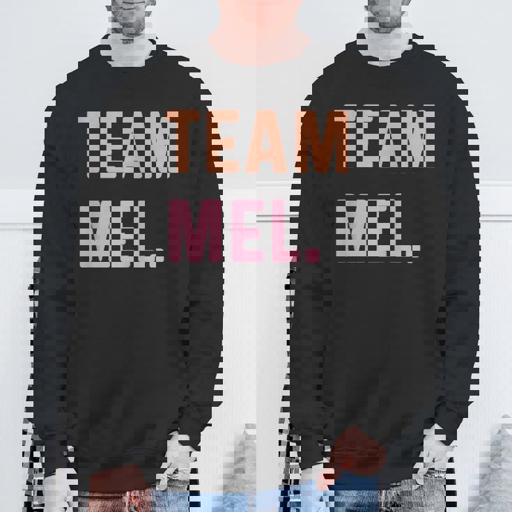 Team Mel 名前 スウェットシャツ 高齢者への贈り物