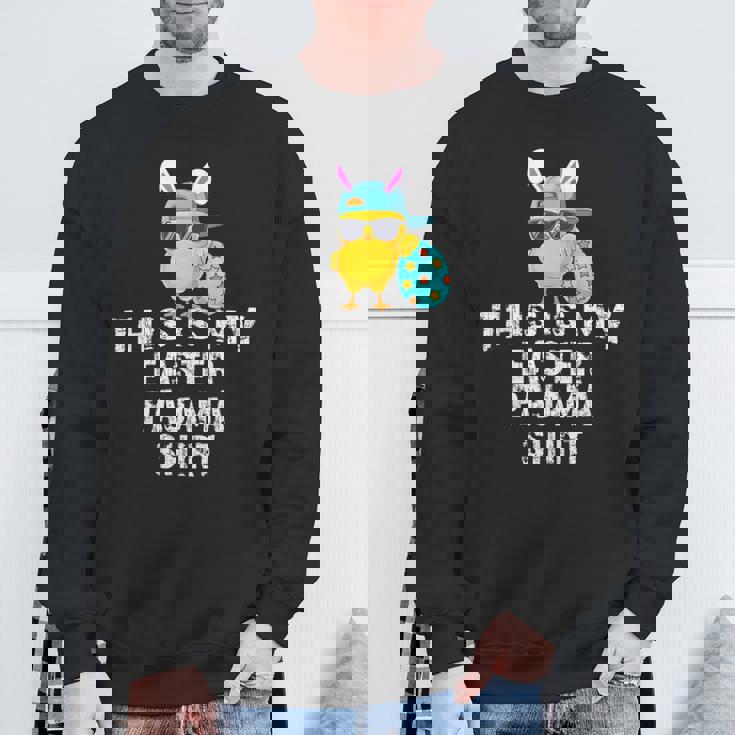 This Is My Easter パジャマシャツ 大人用 キッズ おもしろtシャツ スウェットシャツ 高齢者への贈り物