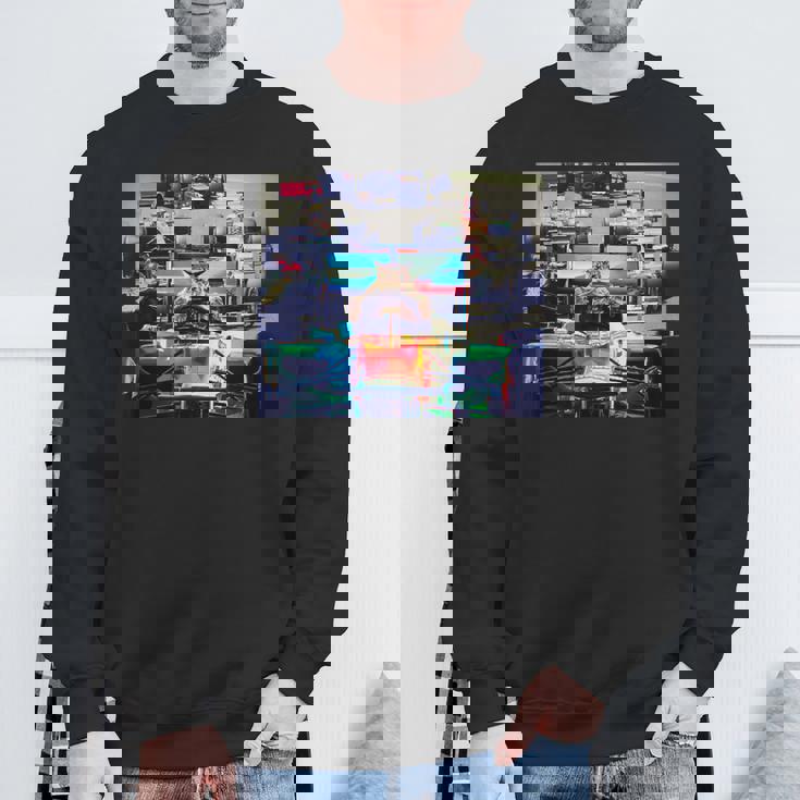 Trendy Formula One Kitty Poster スウェットシャツ 高齢者への贈り物