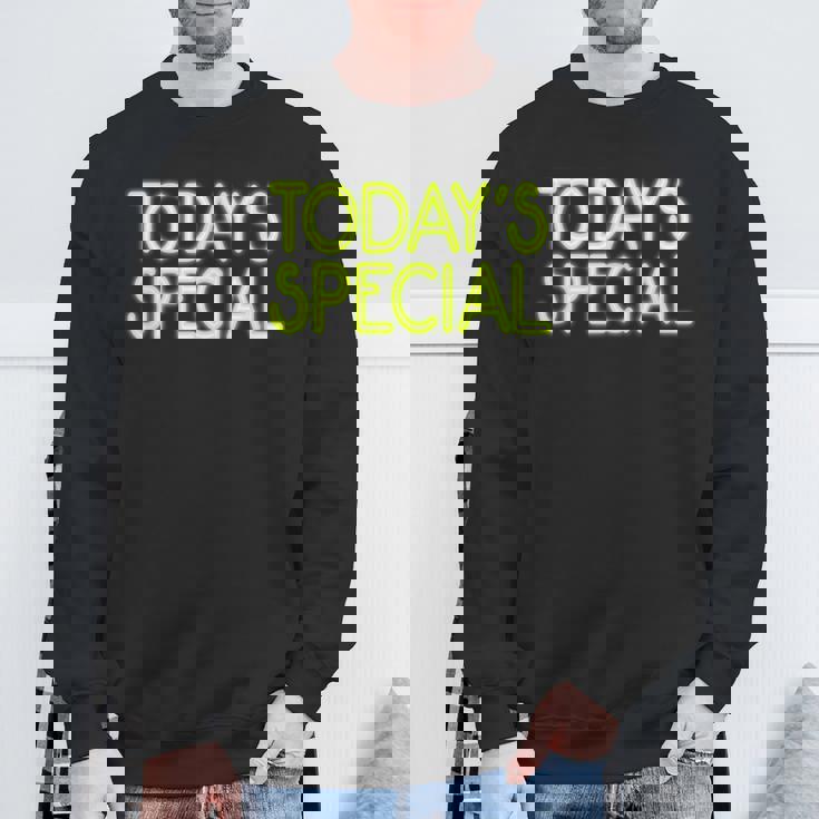 Trendy Neon Greenign Today'special スウェットシャツ 高齢者への贈り物