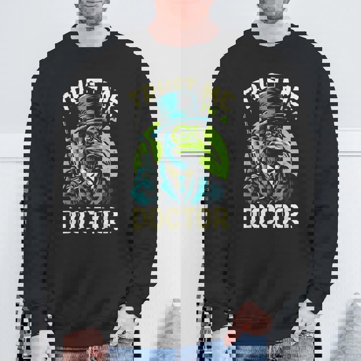 Trust Me I'm A Doctor Plague エモ スチームパンク ゴス ヒップスター スウェットシャツ 高齢者への贈り物