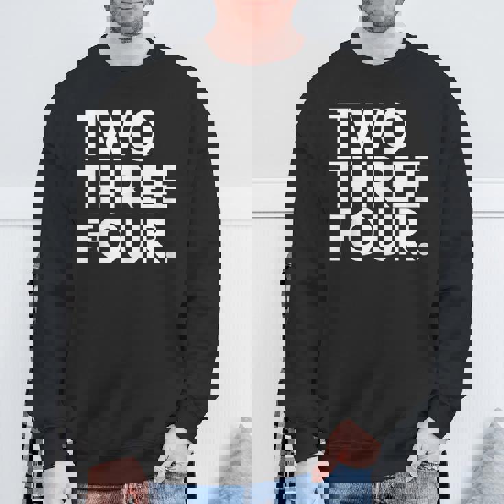 Two Three Four 市外局番 234 アクロン オハイオ州 米国 スウェットシャツ 高齢者への贈り物