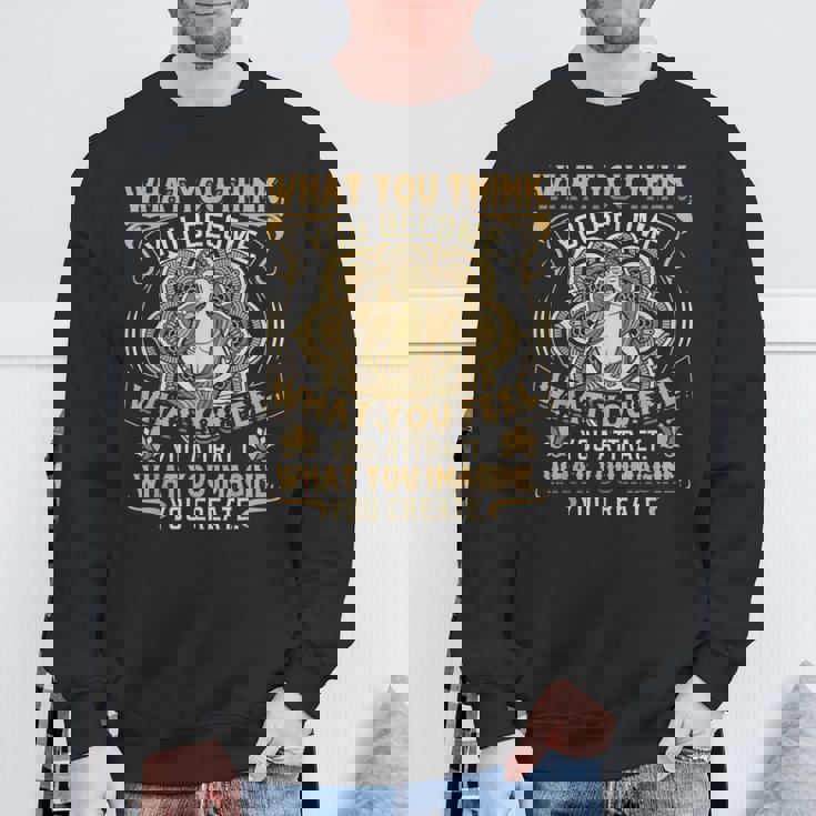 What You Think You Become ブッダシャツ ブッダtシャツ スウェットシャツ 高齢者への贈り物