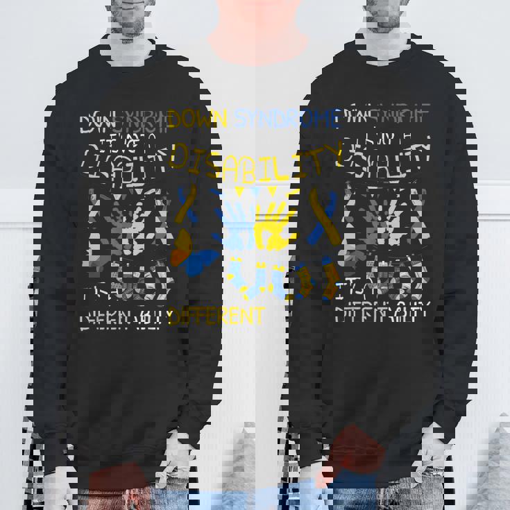 World Downyndrome Day ダウン症啓発 スウェットシャツ 高齢者への贈り物