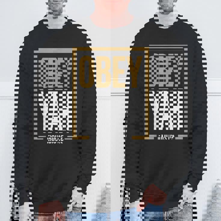 Yah Exodus 19 スウェットシャツ 高齢者への贈り物