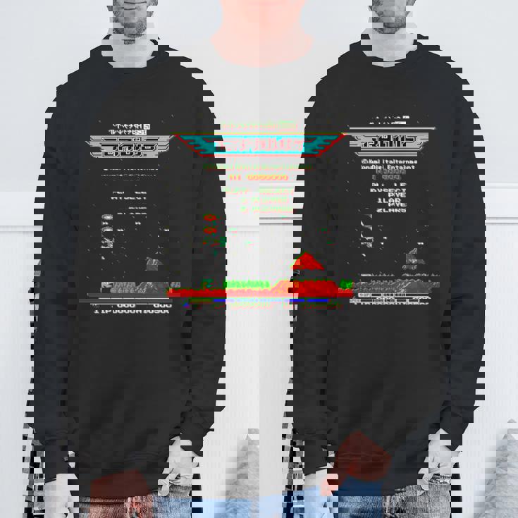 「グラディウス」上上下下左右左右ba スタート 長袖tシャツ スウェットシャツ 高齢者への贈り物