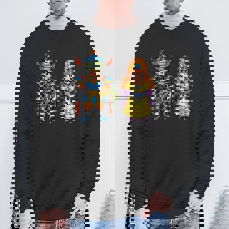 【公式】Hd-2D版『ドラゴンクエストi』キャラクタードット 長袖tシャツ スウェットシャツ 高齢者への贈り物